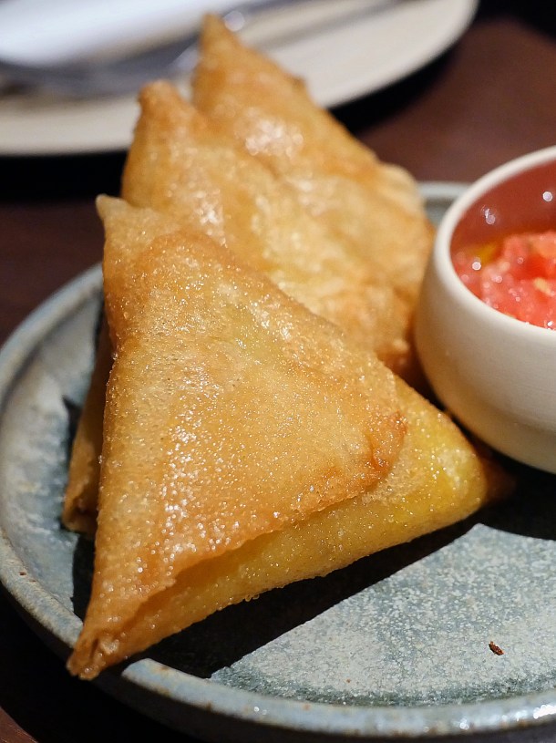 illustrative photo of the brik sambusach at Nutshell Covent Garden