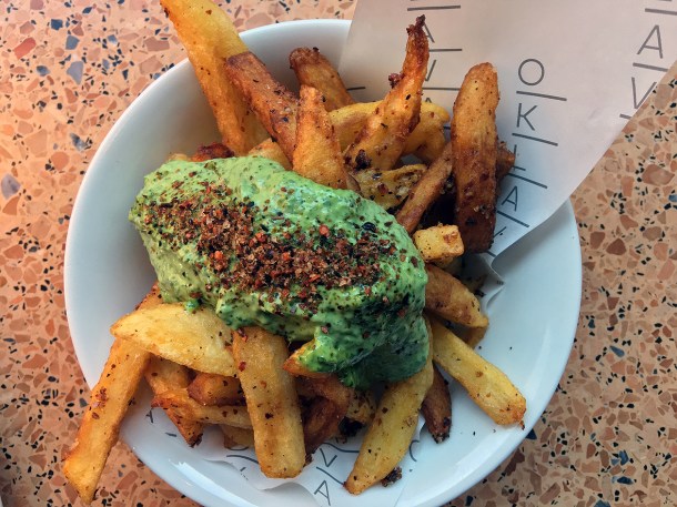illustrative photo of the chips from Oklava at Arcade Food Theatre Centre Point
