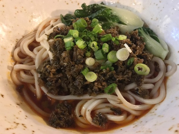 illustrative photo of the dan dan noodles at Baozi Inn London Bridge