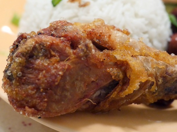 illustrative photo of the fried chicken at Normah's Cafe