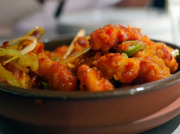 illustrative photo of the hot butter cuttlefish at Kolamba