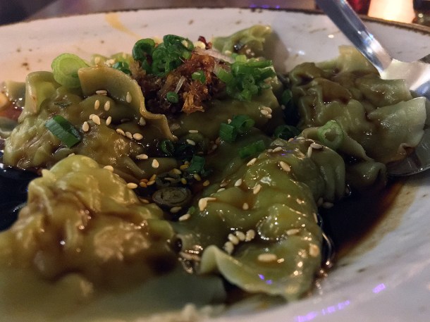 illustrative photo of the prawn XO jiaozi dumplings at Baozi Inn London Bridge