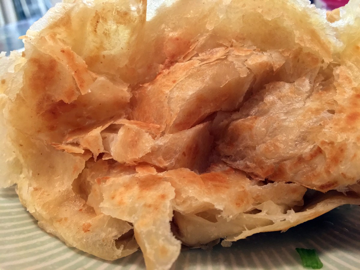 illustrative photo of the roti canai at Normah's Cafe Bayswater