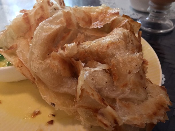 illustrative photo of the roti canai at Normah's Cafe