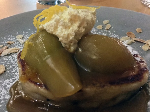 illustrative photo of the Autumnal pear pancakes at Where The Pancakes Are