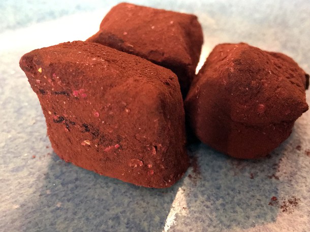 illustrative photo of the salted caramel truffles at Bubala