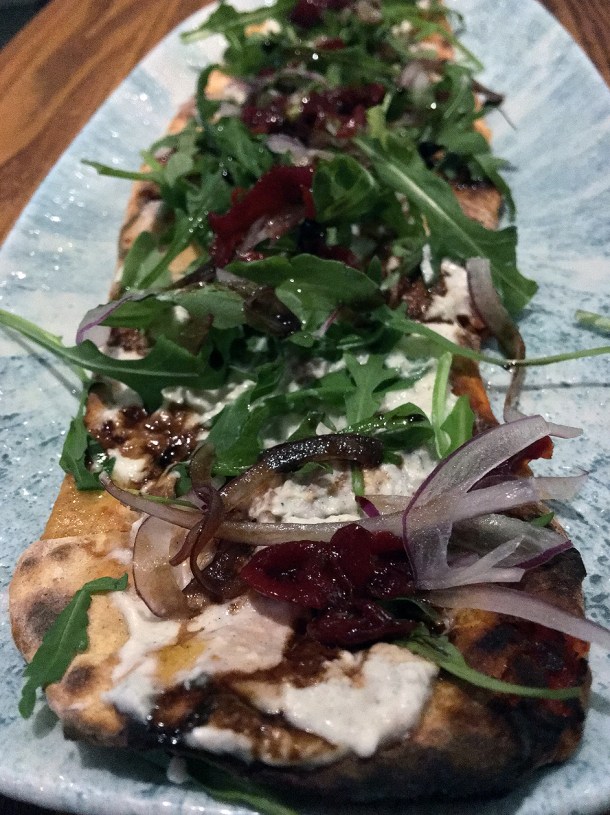 illustrative photo of the chorizo cheese naan at Volta do Mar