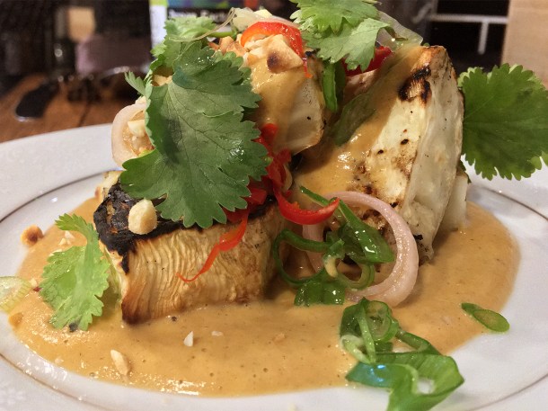 illustrative photo of the celeriac kare kare at Sarap