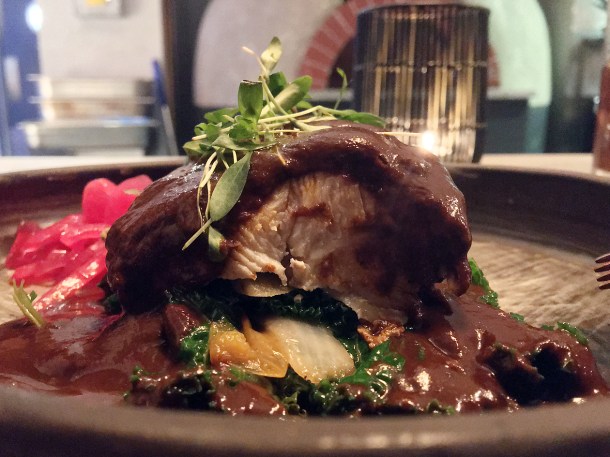 illustrative photo of the mole chicken at Madera Treehouse