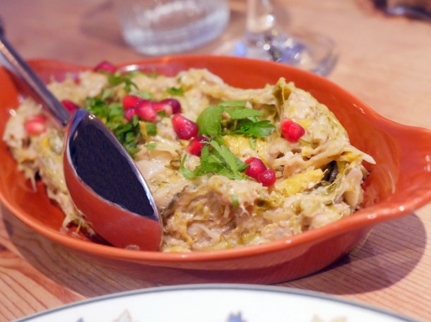 illustrative photo of the aubergine pkhali at The Georgian