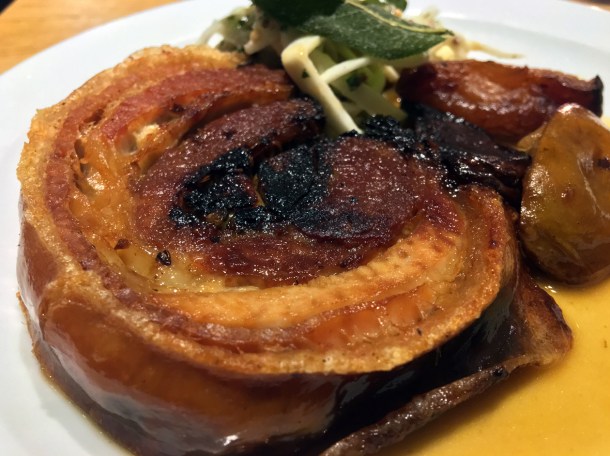 illustrative photo of the pork belly at Lupins
