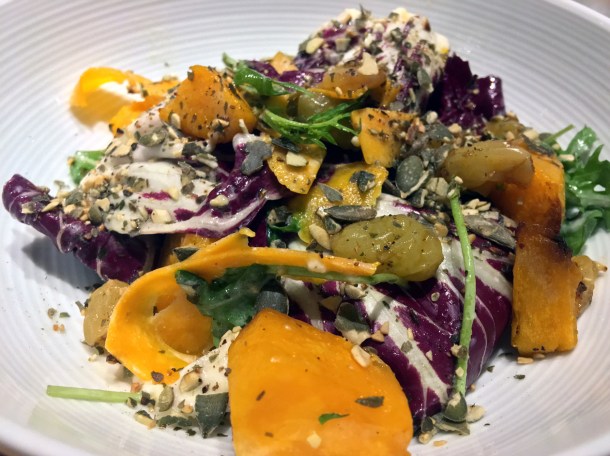 illustrative photo of the radicchio and pumpkin at Lupins