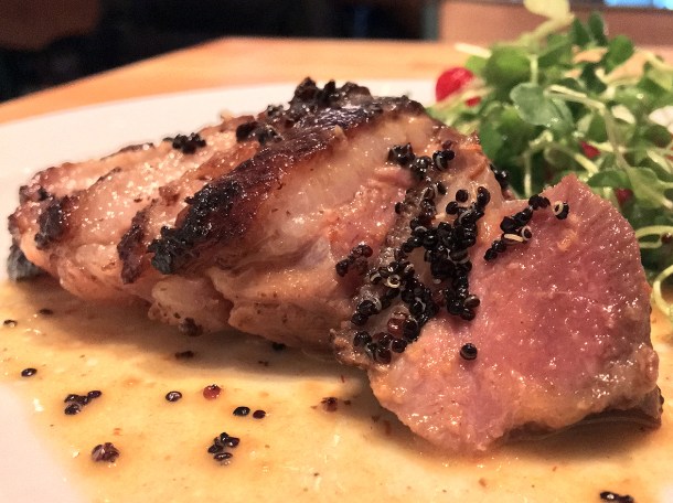 illustrative photo of the smoked goose breast at Lupins