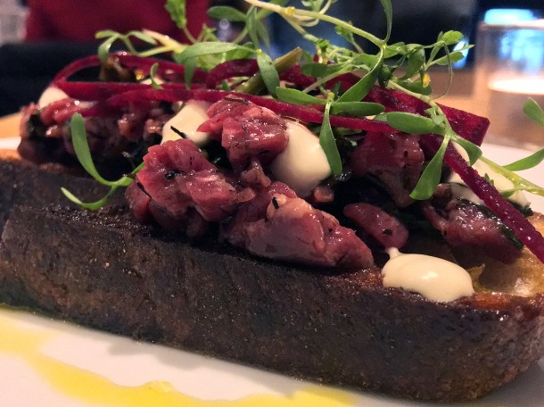 illustrative photo of the steak tartare at Lupins