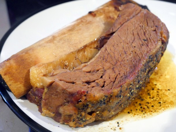 illustrative photo of the beef short rib from BBQ Whisky Beer at The Grey Horse