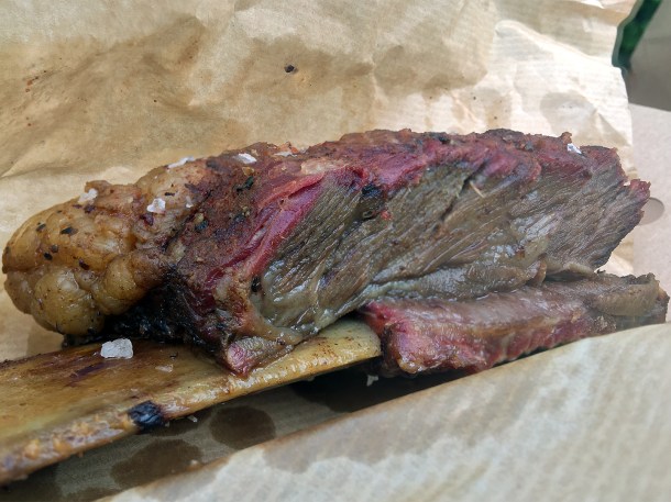 illustrative photo of the beef short rib from From The Ashes BBQ