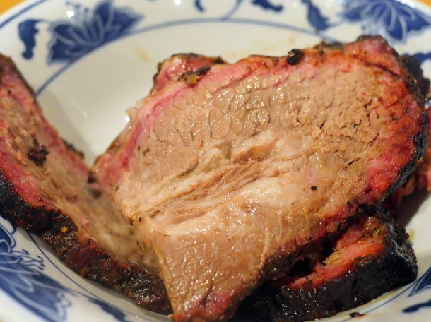 illustrative photo of the smoked beef brisket from Smoke and Bones