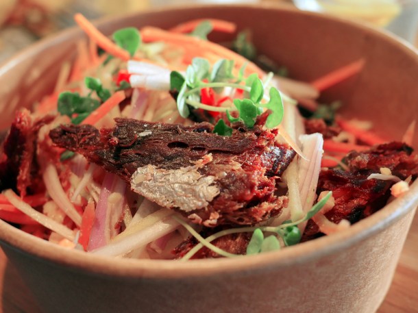 illustrative image of the blackened mackerel salad at Rick Stein Fistral