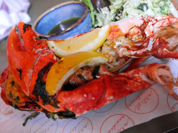 illustrative image of the half lobster at Artists Residence Penzance