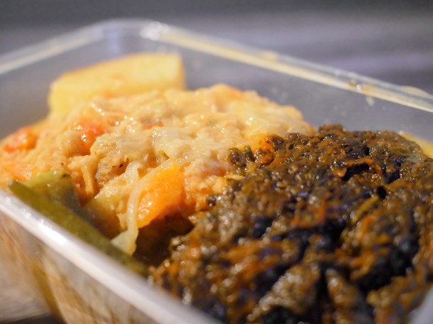 illustrative photo of the salmon special from Kaieteur Kitchen