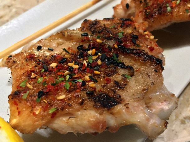 illustrative image of the omakase wing yakitori at Humble Chicken