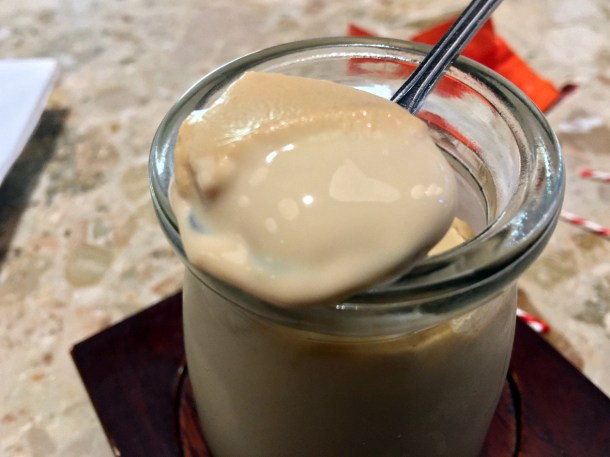 illustrative image of the purin dessert at Humble Chicken