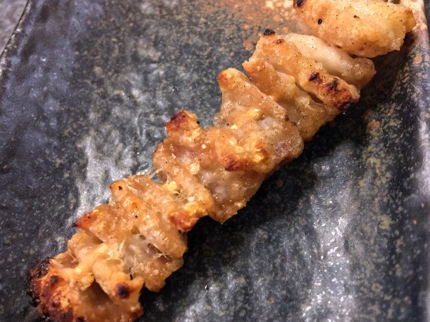 illustrative image of the skin yakitori at Junsei