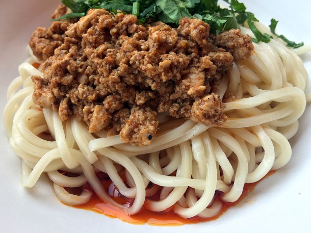 illustrative photo of the dan dan noodles at Bao Noodle Shop