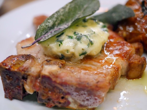 illustrative photo of the pork chop at Perry Hill Pub