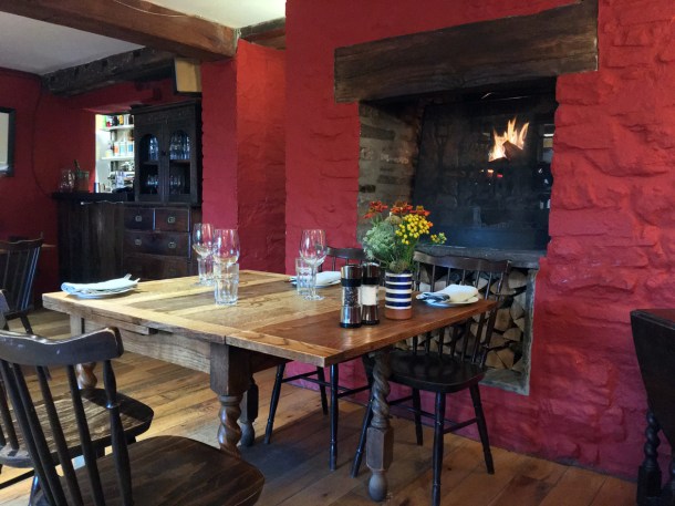 illustrative photo of the interior at the Felin Fach Griffin