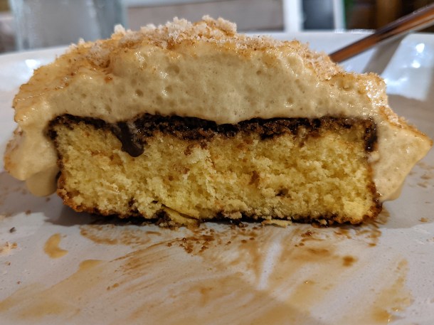 illustrative photo of the espresso cake at Brunswick House