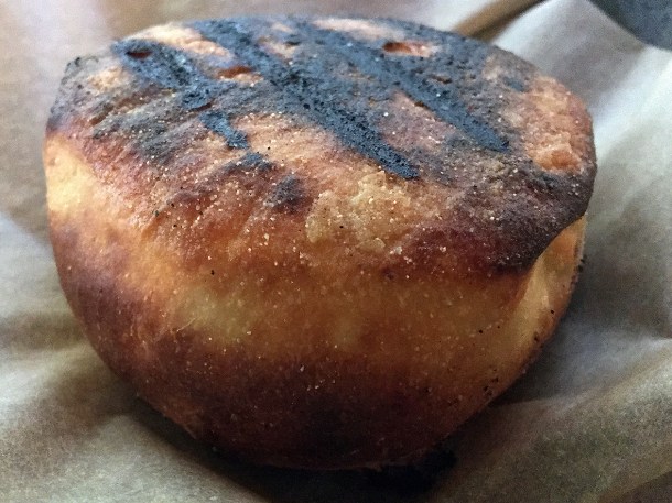 illustrative photo of the grilled potato bread at Brunswick House