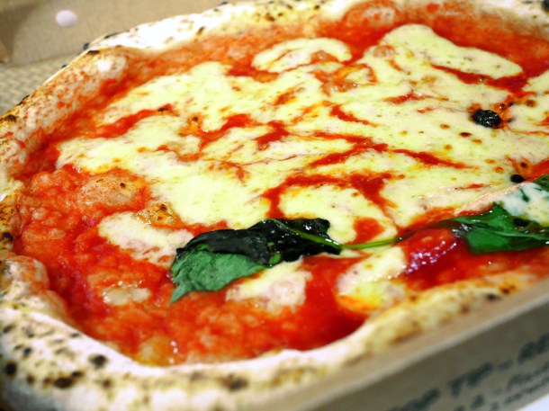 illustrative photo of the margherita from Franco Manca London Bridge