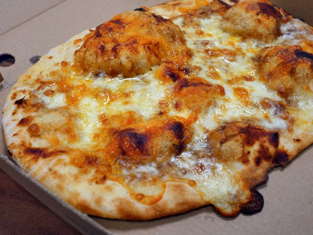 illustrative photo of the Marmite cheesy garlic bread from Twisted Slice