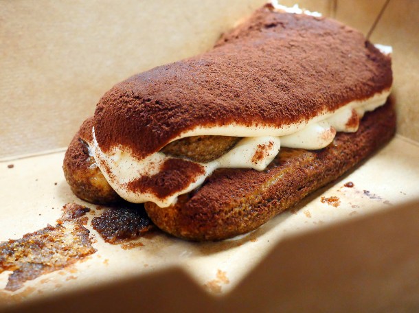 illustrative photo of the tiramisu from Pizza Room Vauxhall