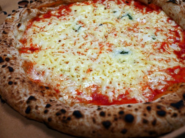 illustrative photo of the vegan margherita from Crust Bros Waterloo