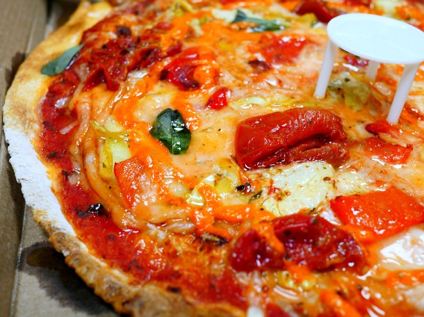 illustrative photo of the Vegan Sicilian from Pizza Verde