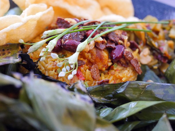 illustrative photo of the Shan rice with bream at Lahpet West End