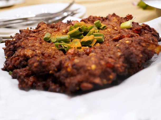 illustrative photo of the chapli kebab at Namak Mandi