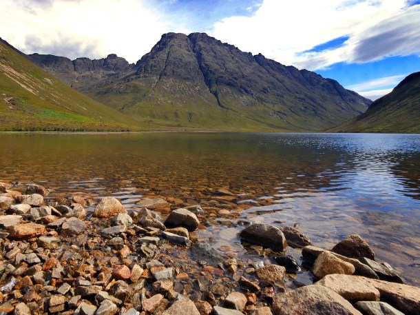 illustrative photo of Loch an Athain (I think) on the Isle of Skye.