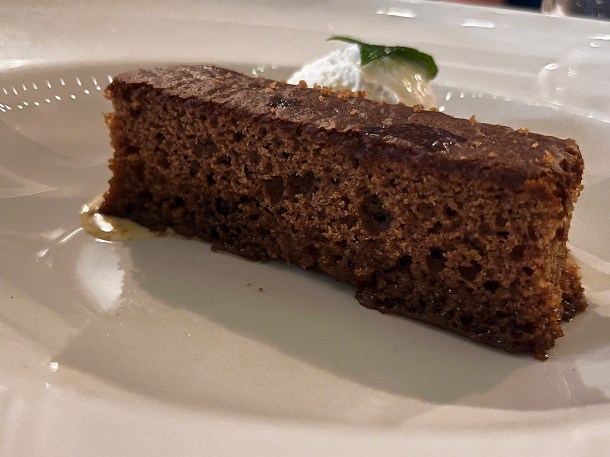 illustrative photo of the sticky toffee pudding at the Hebridean Inn