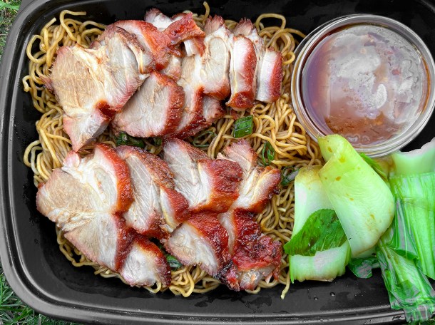 illustrative photo of the char siu lo mein from Fan Hup