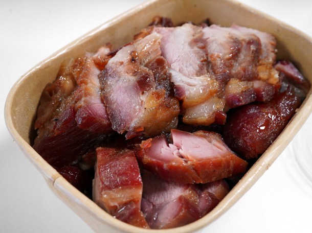 illustrative photo of the char siu siu mei from Four Seasons Chinatown