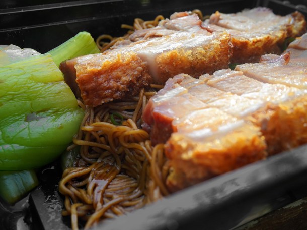 illustrative photo of the crispy roast pork from Fan Hup Silvertown