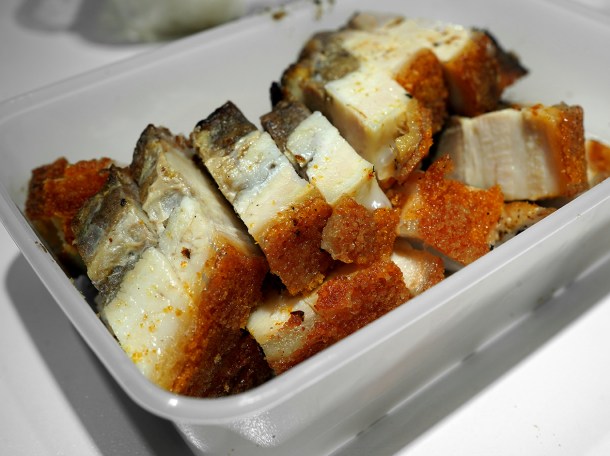 illustrative photo of the crispy roast pork from Shao Wei Fan
