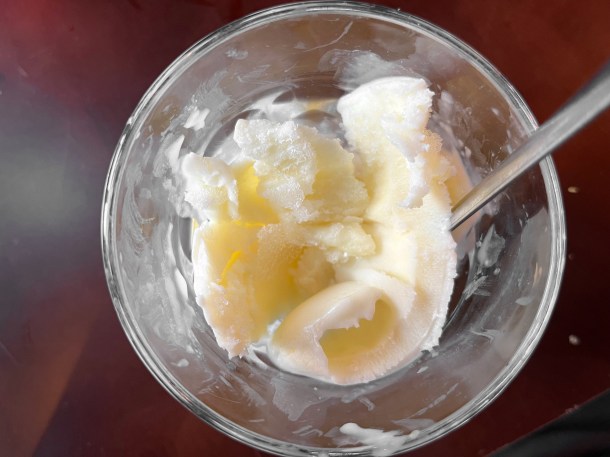 illustrative photo of the durian ice cream at Pho Thuy Tay