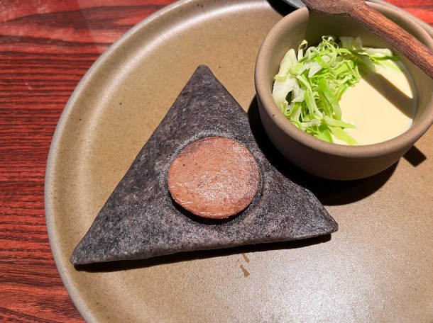 illustrative photo of the potato and chorizo tetela at Fonda