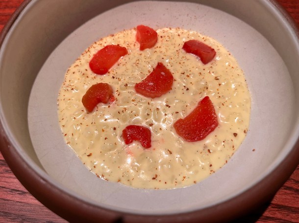 illustrative photo of the rice pudding at Fonda