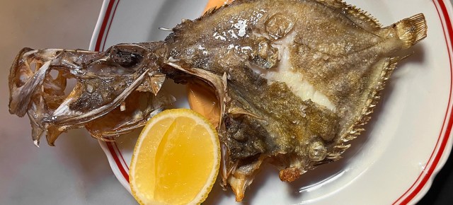 illustrative photo of the fried John Dory with prawn head aioli at Camille