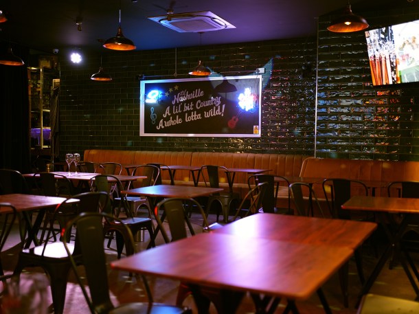 illustrative photo of the main dining area at L'il Nashville